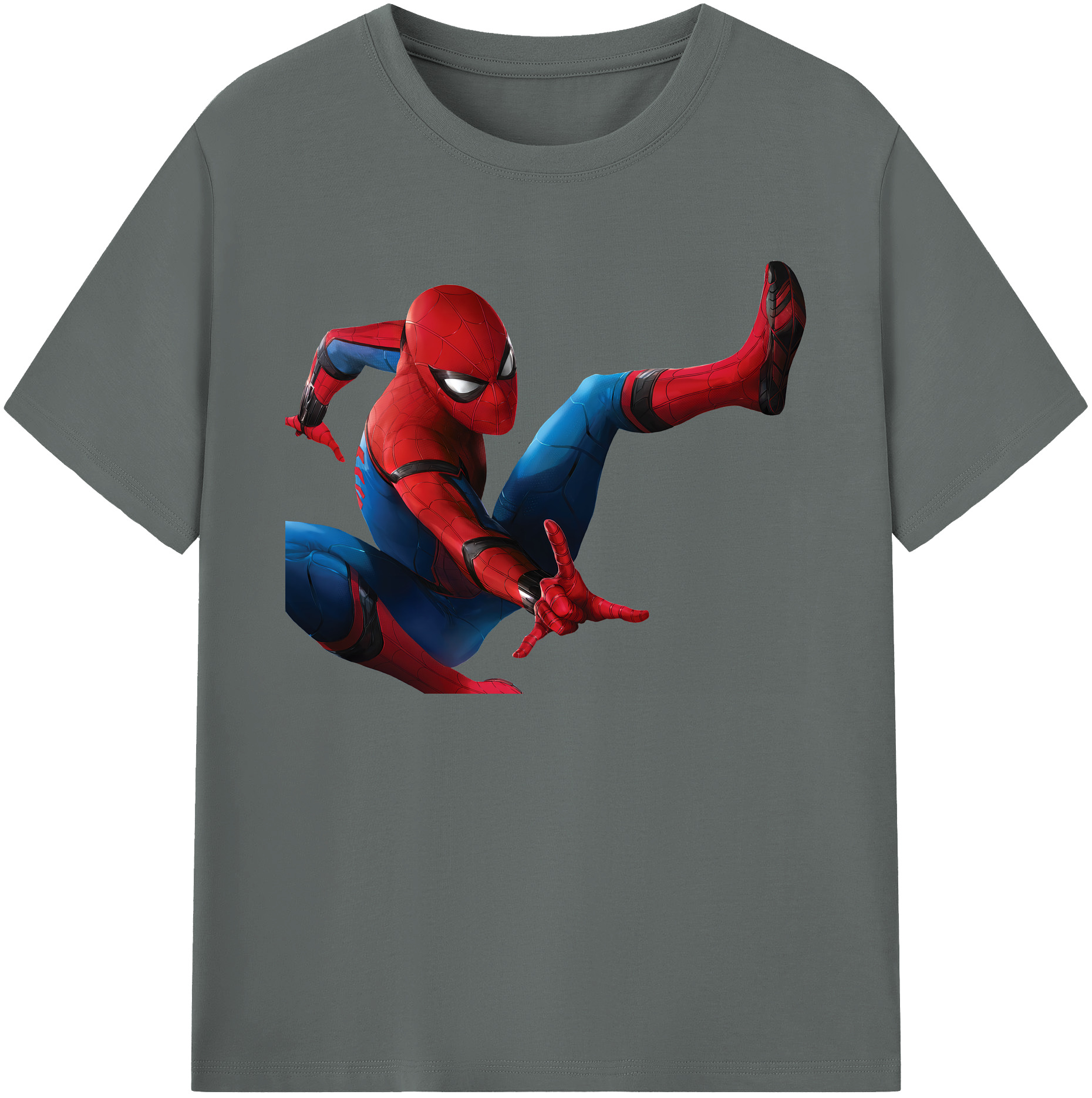 （画像用） Spider Man スパイダーマン 綿100％ メンズ半袖Tシャツ｜肌触りやわらか＆通気性